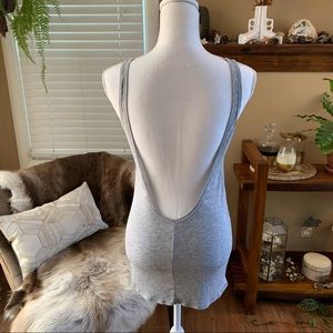 💚 2/$10 Victoria’s Secret Low Back Grey Tank Top